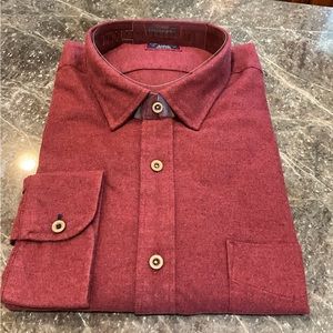 Mens long sleeve UNTUCKIT flannel shirt XL